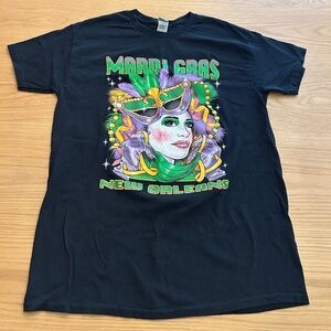 Mardi Gras mask tee